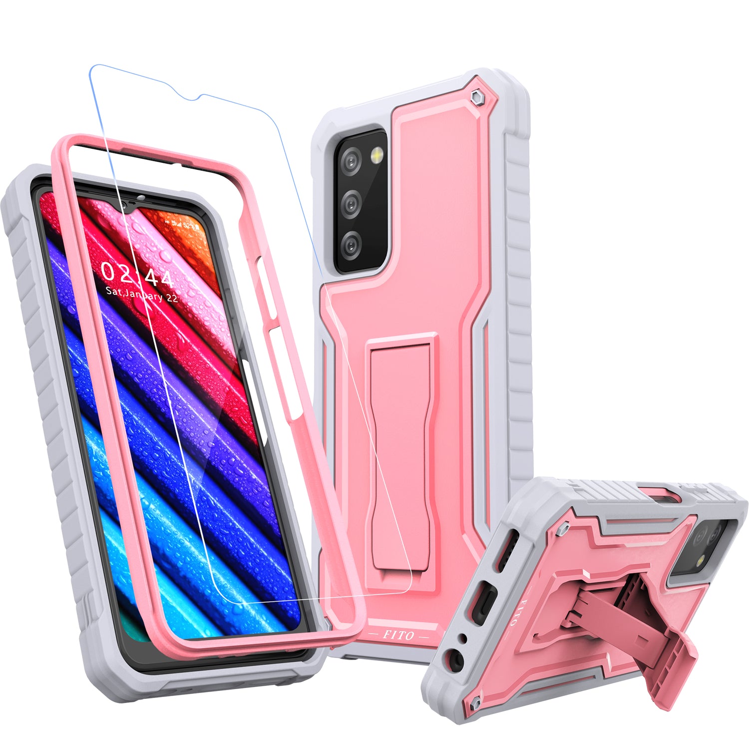 FITO for Samsung Galaxy A03S 5G Case, Dual Layer Shockproof Heavy Duty – FITO Case FITO for Samsung Galaxy A03S 5G Case, Dual Layer Shockproof Heavy Duty – FITO Case