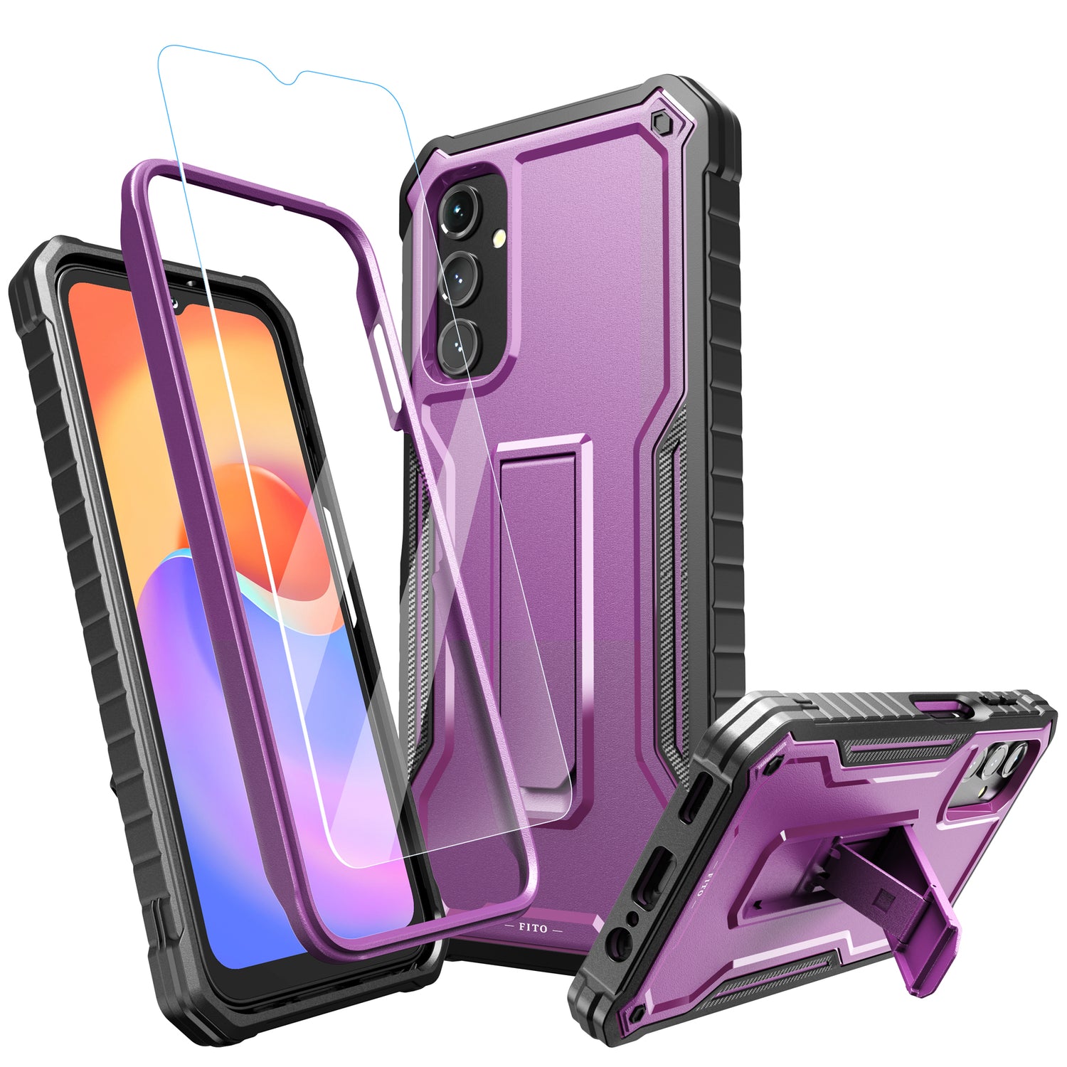 FITO for Samsung Galaxy A14 5G Case, Dual Layer Shockproof Heavy Duty FITO Case FITO for Samsung Galaxy A14 5G Case, Dual Layer Shockproof Heavy Duty FITO Case