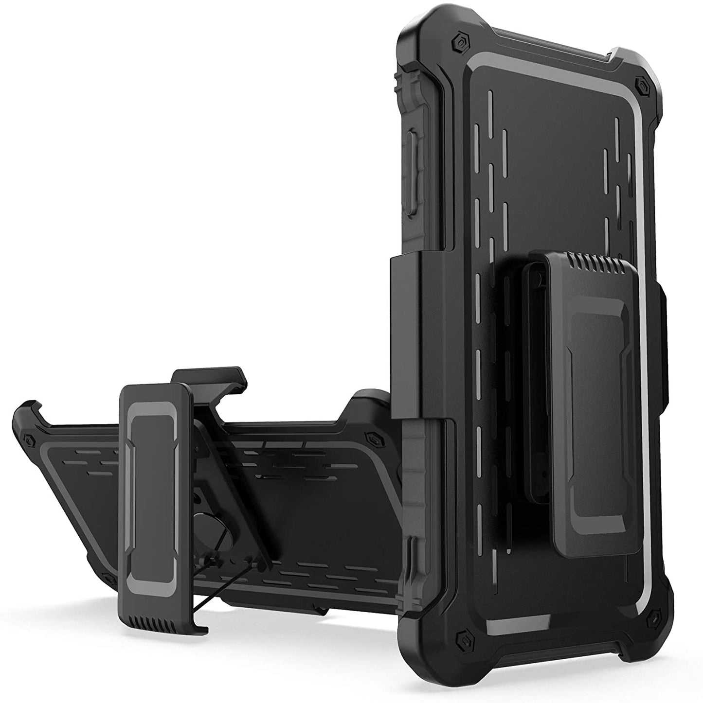 Holster Belt Clip iPhone 12 & iPhone 12 Pro Case 6.1 inch, Full Body Protection Case