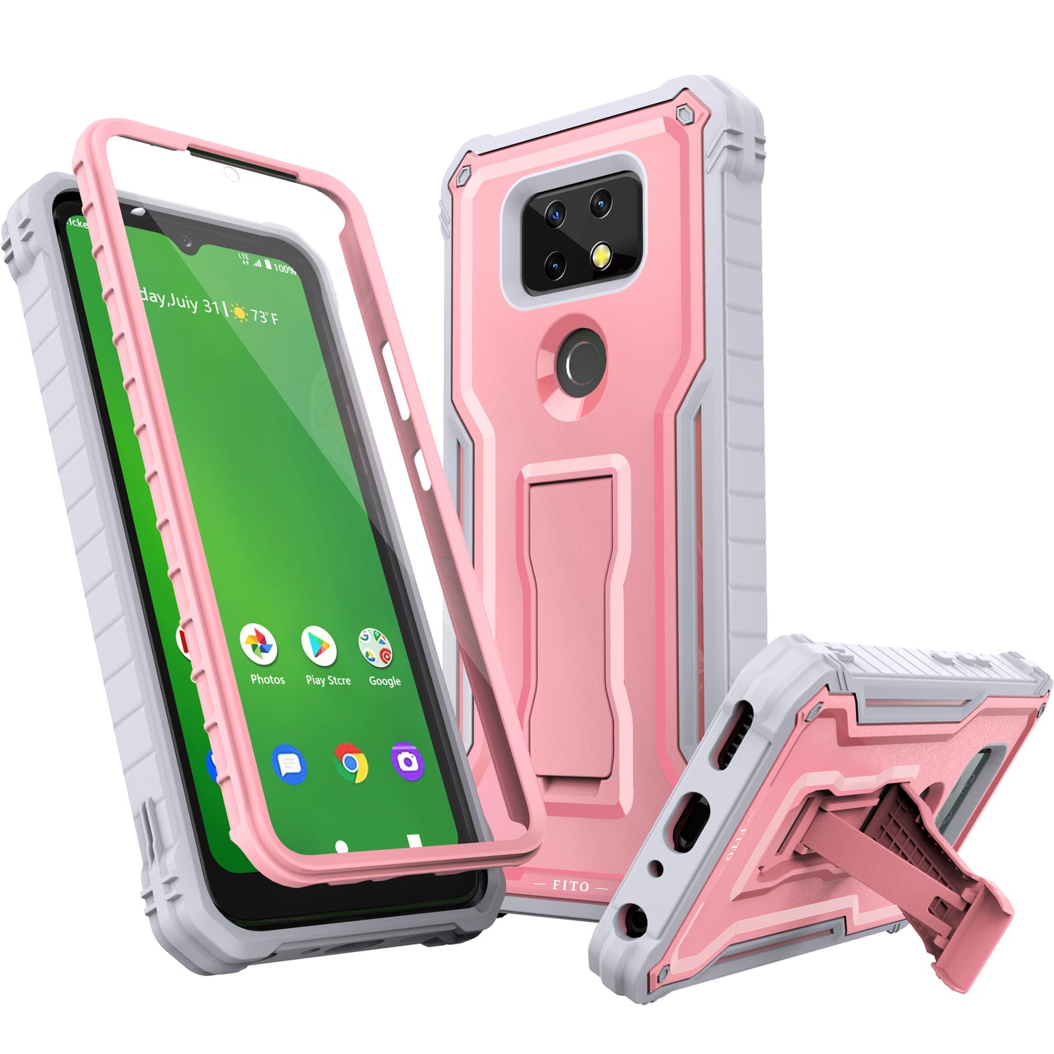 dual double phone case
