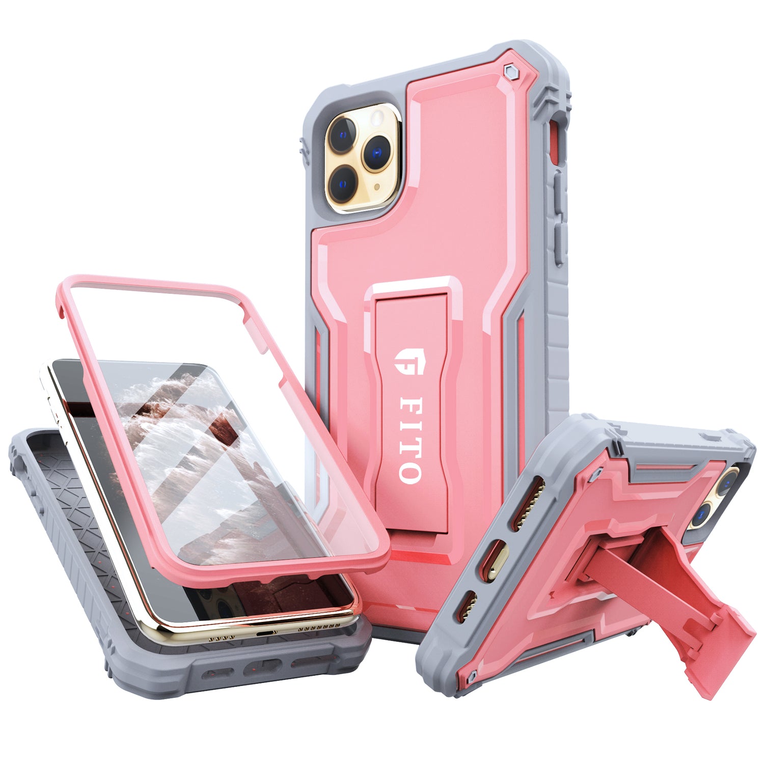 iPhone 11 Pro Max Heavy Duty Case {Shock Proof-Shatter Resistant - Rubber-  Compatible for iPhone 11 Pro Max}