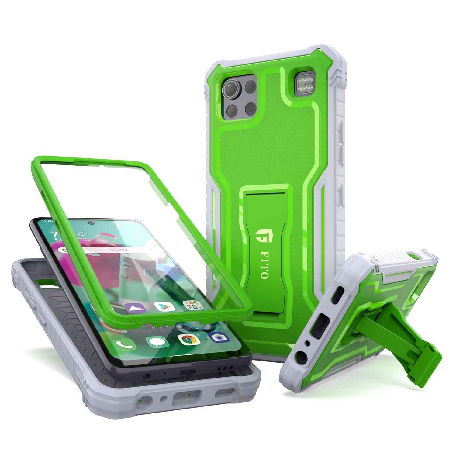FITO LG K92 5G Case, Dual Layer Shockproof Heavy Duty Case with Screen FITO Case FITO LG K92 5G Case, Dual Layer Shockproof Heavy Duty Case with Screen FITO Case